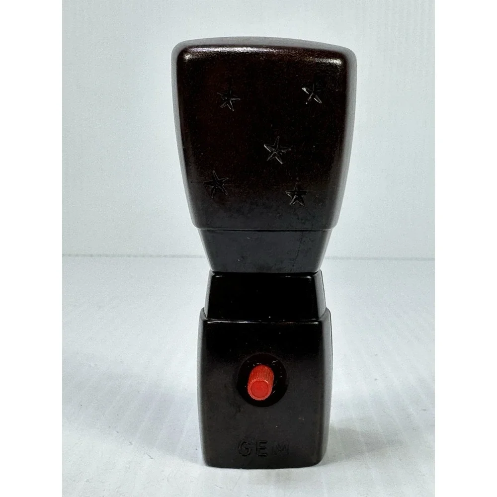 Vintage GEM Brown Bakelite Bathroom Kids Kitchen Night Lights Starburst Works